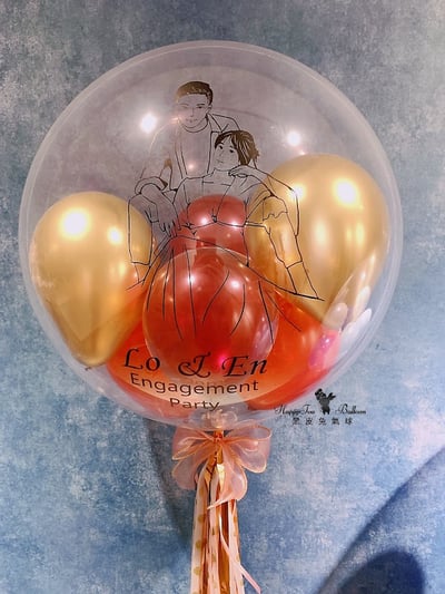 ☺《客製化似顏繪泡泡球中球》☺9