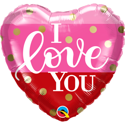 18吋 三層粉&紅 LOVE YOU1