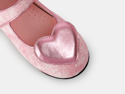 BellaVara 璀璨之心絢麗公主鞋-粉10