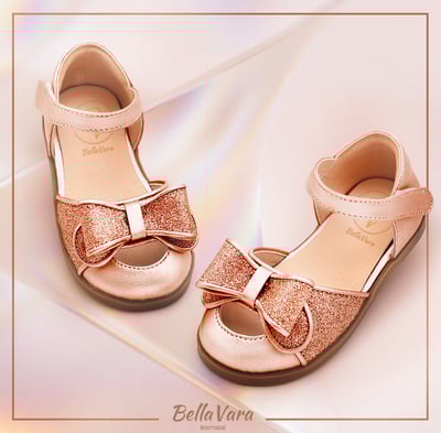 BellaVara 銀河星茫公主鞋-雪兔粉5