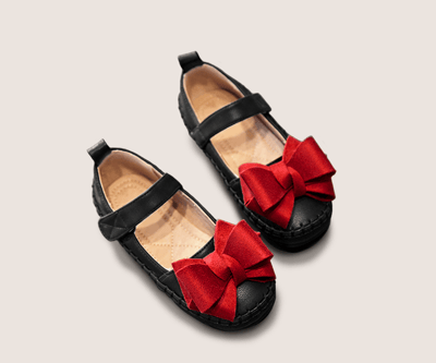 BellaVara 夢幻女孩公主蝴蝶休閒鞋-經典黑3