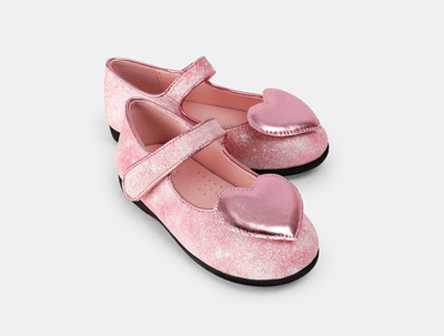 BellaVara 璀璨之心絢麗公主鞋-粉6