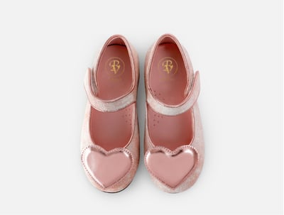BellaVara 璀璨之心絢麗公主鞋-粉9
