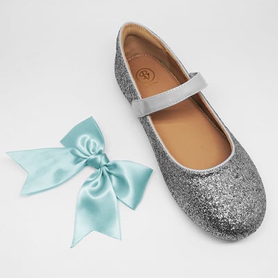 BellaVara 夢幻閃耀蝴蝶結花童鞋4