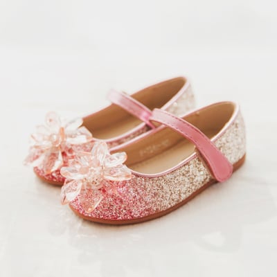 BellaVara 時尚夢幻公主水晶鞋-夢幻紅3