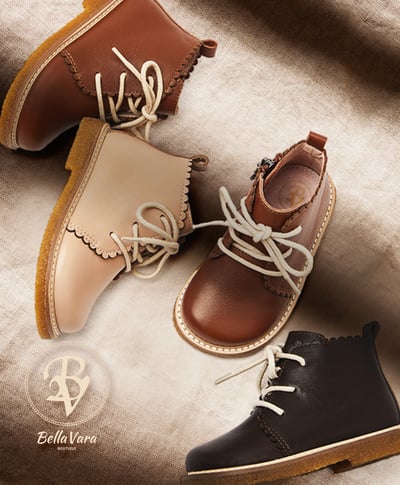 BellaVara全真皮軟底英倫風拉鍊短靴-咖啡5