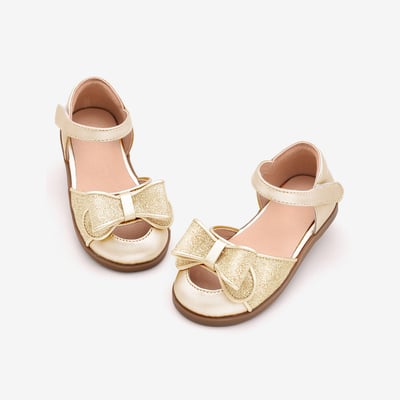 BellaVara 銀河星茫公主鞋-奶茶金2