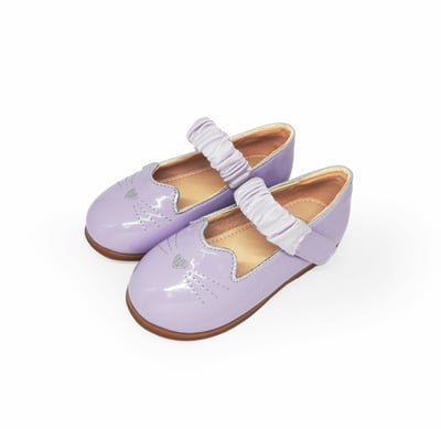 BellaVara時尚輕奢Meow公主休閒鞋-優雅紫(亮面)1