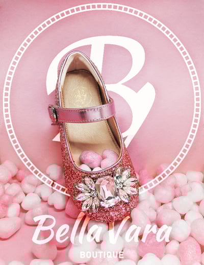 BellaVara閃耀漸變寶石公主鞋-冰雪藍3