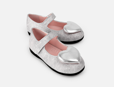 BellaVara 璀璨之心絢麗公主鞋-銀7