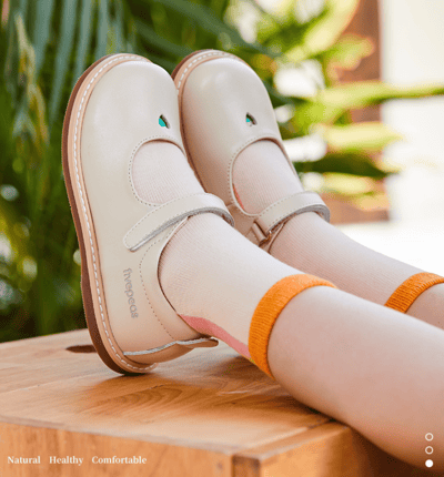 BellaVara英倫風全真皮款愛心簡約公主皮鞋-氣質奶茶6