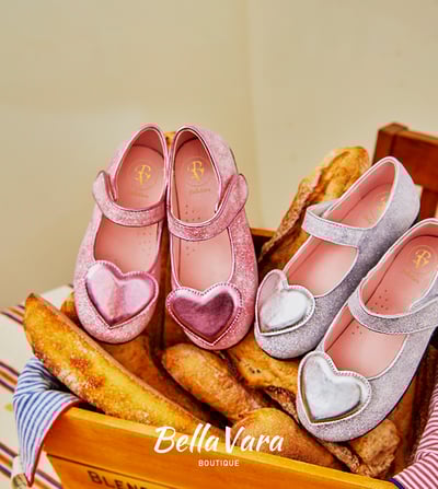 BellaVara 璀璨之心絢麗公主鞋-銀6