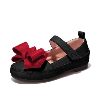 BellaVara 夢幻女孩公主蝴蝶休閒鞋-經典黑1