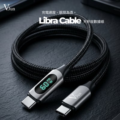 V.Jun Libra Cable (微俊-天秤座數據線）2