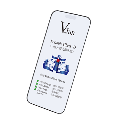 V.Jun Formula Glass-Matte(微俊-一級方程式鋼化膜（磨砂））6