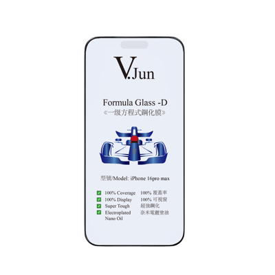 V.Jun Formula Glass-Matte(微俊-一級方程式鋼化膜（磨砂））5