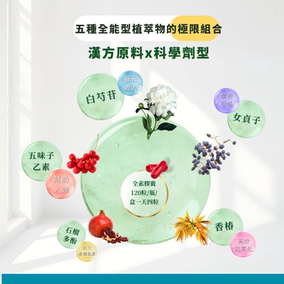 【限量體驗】金苷伍衛草本精華膠囊20粒（袋）2