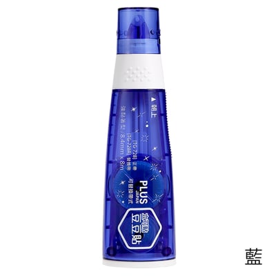 PLUS 豆豆彩貼 捲軸雙面膠帶1