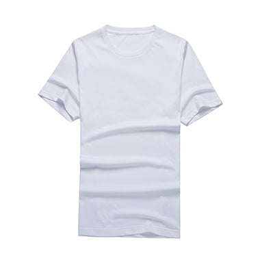 精梳棉成人圓領短袖T恤2