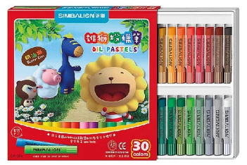 雄獅 OP 粉蠟筆 (30色)1