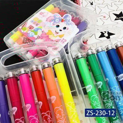 紫鼠-12色印章彩色筆1