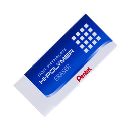 Pentel 飛龍 標準型塑膠擦.橡皮擦(小)-6入1