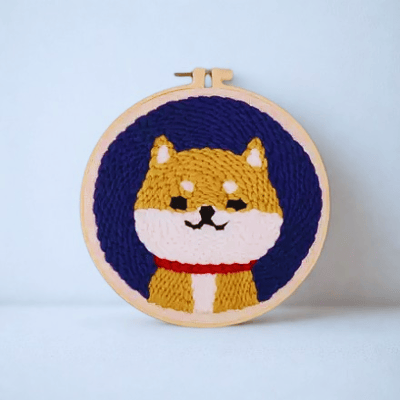 戳戳繡DIY材料包-柴犬1