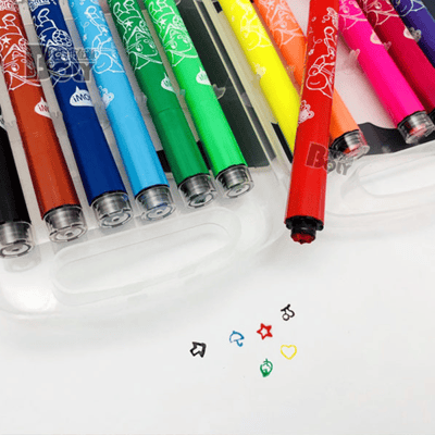 紫鼠-12色印章彩色筆2