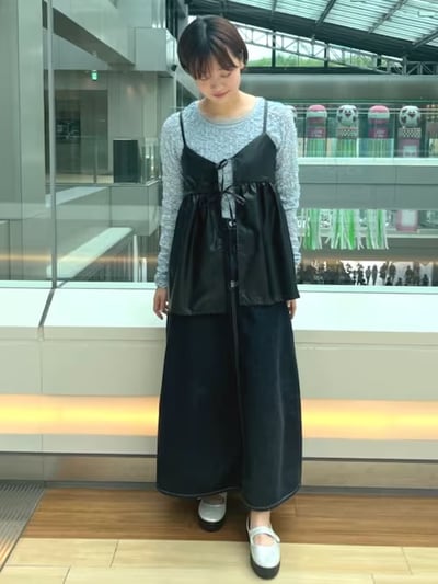 仿皮緞帶吊帶背心19