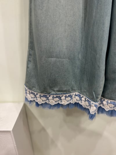 花邊蕾絲牛仔褲7