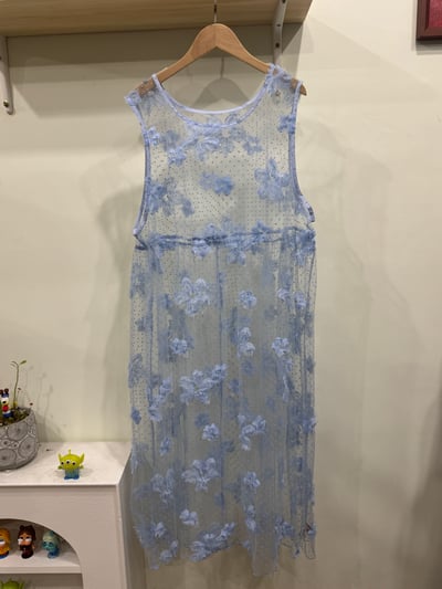 花花紗紗長背心2