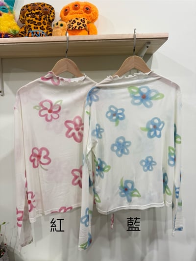 塗鴉花上衣1