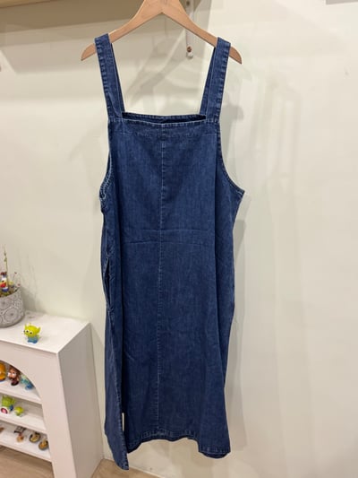 花花牛仔吊帶裙5