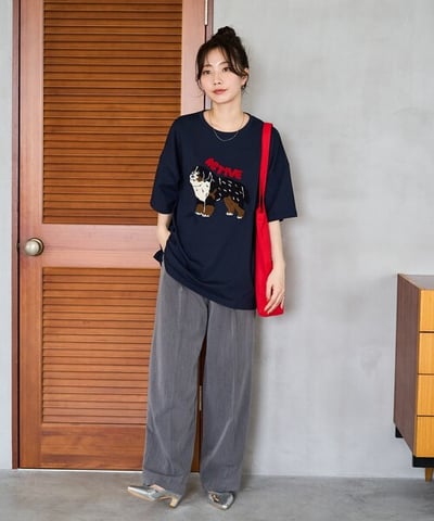 狗狗刺繡踢-藍2