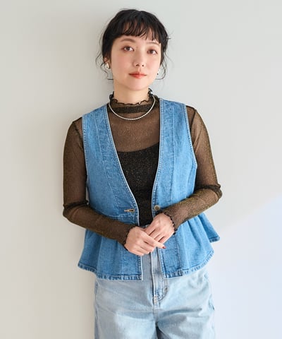 金蔥透膚上衣5