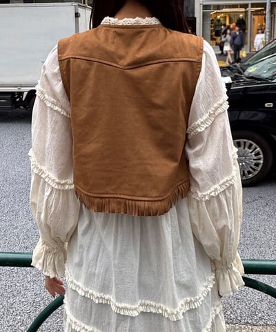 蕾絲牛仔很忙背心2