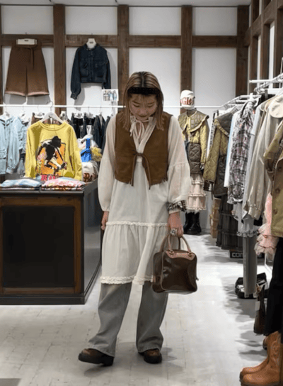 蕾絲牛仔很忙背心5