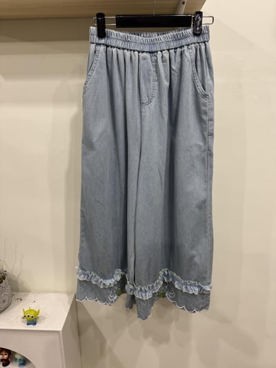 重工花邊牛仔褲1