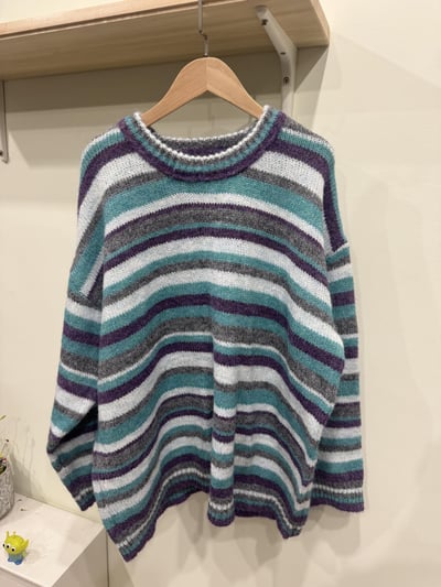 彩條毛衣2