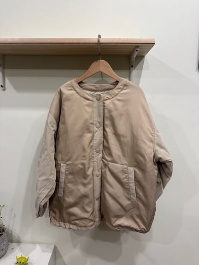異材質拼接外套3