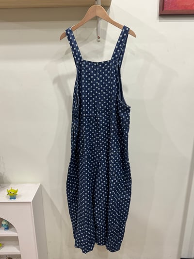 點點牛仔吊帶褲2