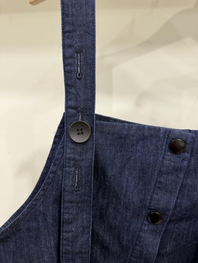 下拼彩紗牛仔吊帶洋6