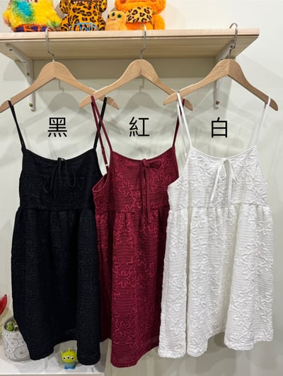 胸綁帶鏤空花花背心1