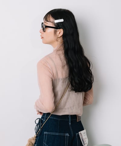 褶皺亮片上衣5
