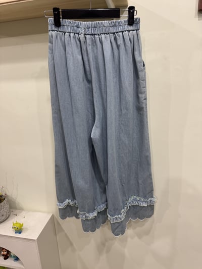 重工花邊牛仔褲2