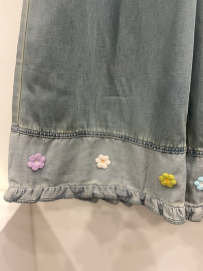 下擺彩色花花寬褲4