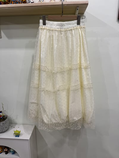 點點透紗氣球裙3