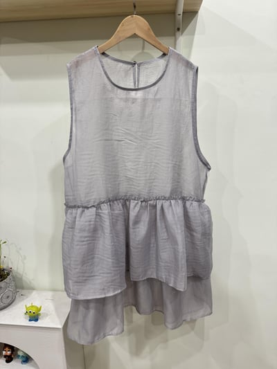 棉泡紗背心裙2