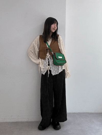 蕾絲牛仔很忙背心4