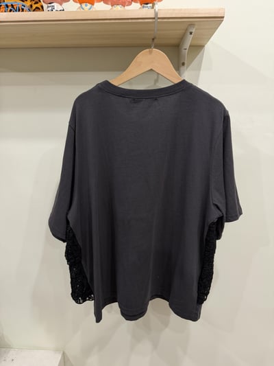 雙層蕾絲拼接上衣5